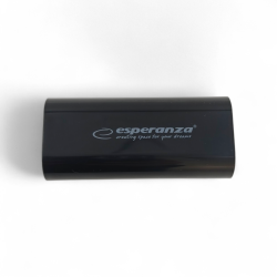 Esperanza EMP105K Powerbank 4400mAh - czarna - ✔️ cena, opinie | Profiscales.pl
