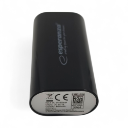 Esperanza EMP105K Powerbank 4400mAh - czarna - ✔️ cena, opinie | Profiscales.pl