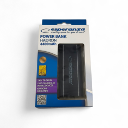Esperanza EMP105K Powerbank 4400mAh - czarna - ✔️ cena, opinie | Profiscales.pl