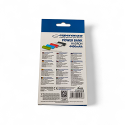 Esperanza EMP105K Powerbank 4400mAh - czarna - ✔️ cena, opinie | Profiscales.pl