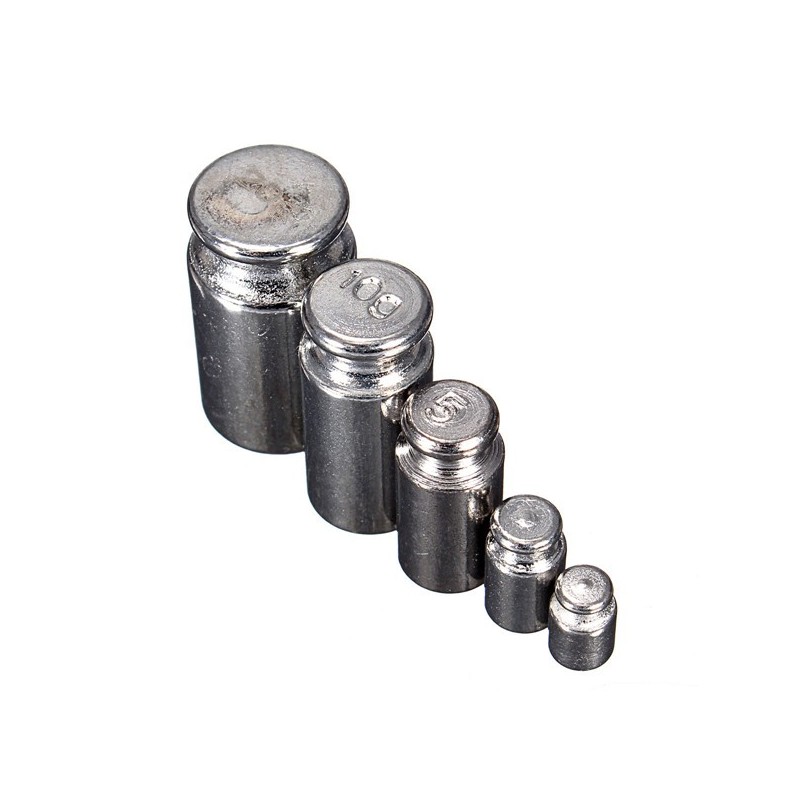 Sada 5ks závaží 1g 2g 5g 10g 20g