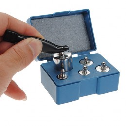 5 dielná sada kalibračných závaží 5g 10g 20g 20g 50g