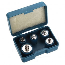 5 dielná sada kalibračných závaží 5g 10g 20g 20g 50g