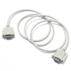 Null Modem kábel RS232 DB9F/DB9F