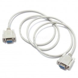 Null Modem kábel RS232 DB9F/DB9F