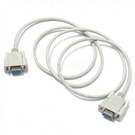 Null Modem kábel RS232 DB9F/DB9F