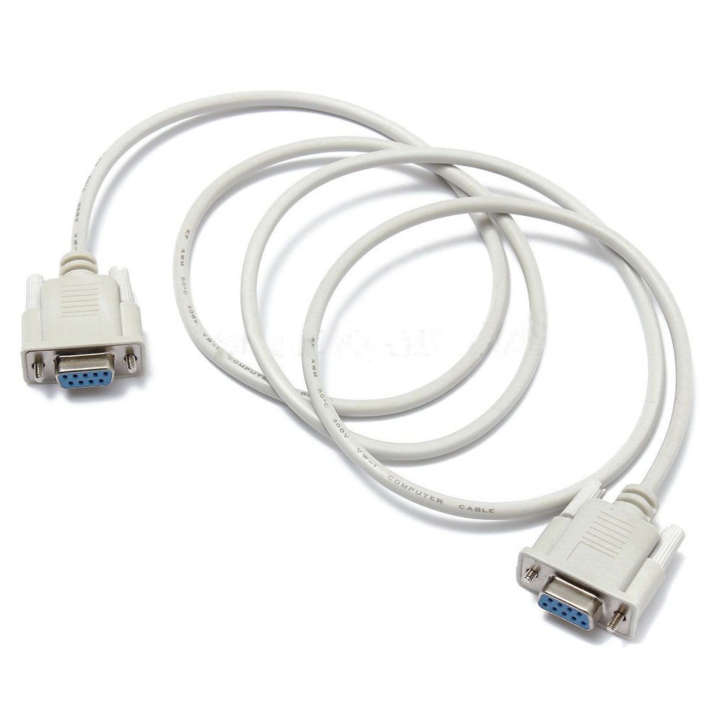 Null Modem kábel RS232 DB9F/DB9F