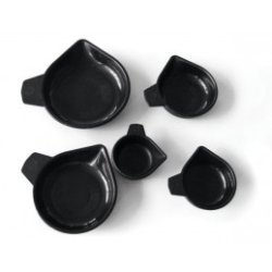 Sada 5 plastových misek na vážení