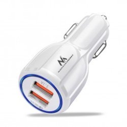 Maclean Energy nabíjačka do auta QC 3.0  MCE478 B - biela Qualcomm Quick Charge QC 3.0 - 5V / 3A, 9V / 1,8A, 12V / 1,6A