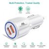 Maclean Energy nabíjačka do auta QC 3.0  MCE478 B - biela Qualcomm Quick Charge QC 3.0 - 5V / 3A, 9V / 1,8A, 12V / 1,6A