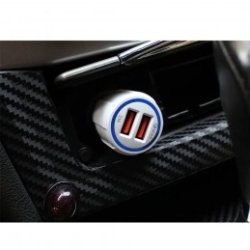 Maclean Energy nabíjačka do auta QC 3.0  MCE478 B - biela Qualcomm Quick Charge QC 3.0 - 5V / 3A, 9V / 1,8A, 12V / 1,6A