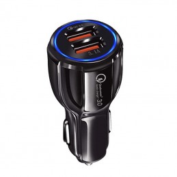 Maclean Energy nabíjačka do auta QC 3.0  MCE478 B - čierna Qualcomm Quick Charge QC 3.0 - 5V / 3A, 9V / 1,8A, 12V / 1,6A