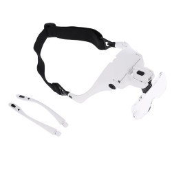 Okulary z 5 lupami i oświetleniem LED