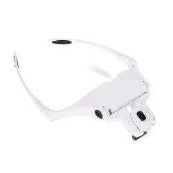 Okulary z 5 lupami i oświetleniem LED