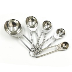 5 sztuk metalowych miarek